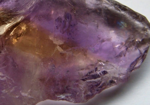 What kind of crystal is clear and purple?