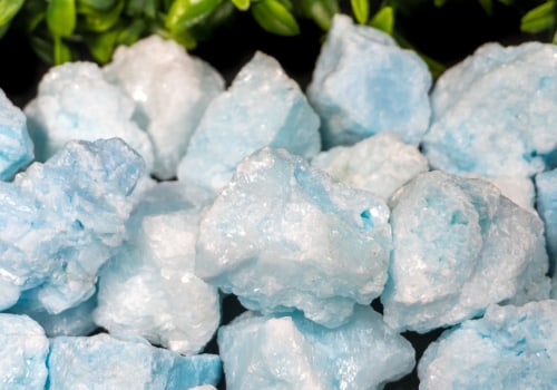 What does the blue and white crystal mean?