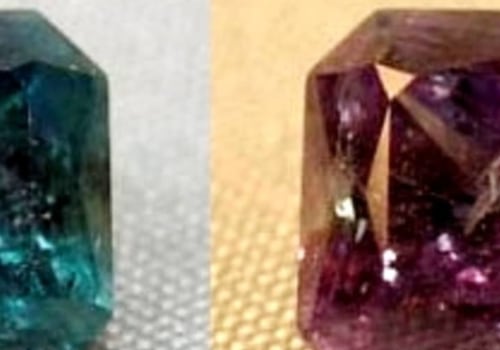 How do crystals change colour?
