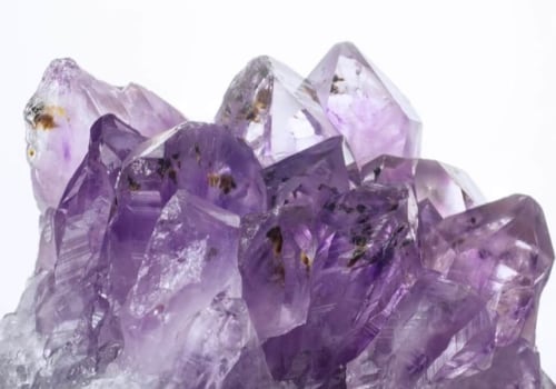 What does a purple and white crystal mean?